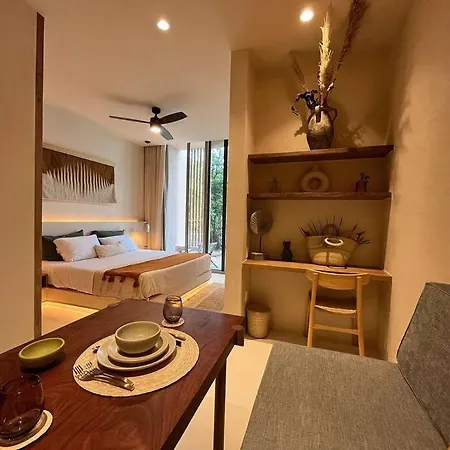 New And Cozy Loft With Pool In Aldea Zama Apartment